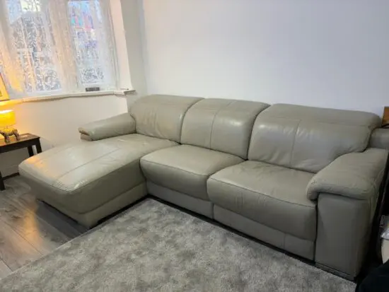 Sofology Laurence Leather Recliner sofa