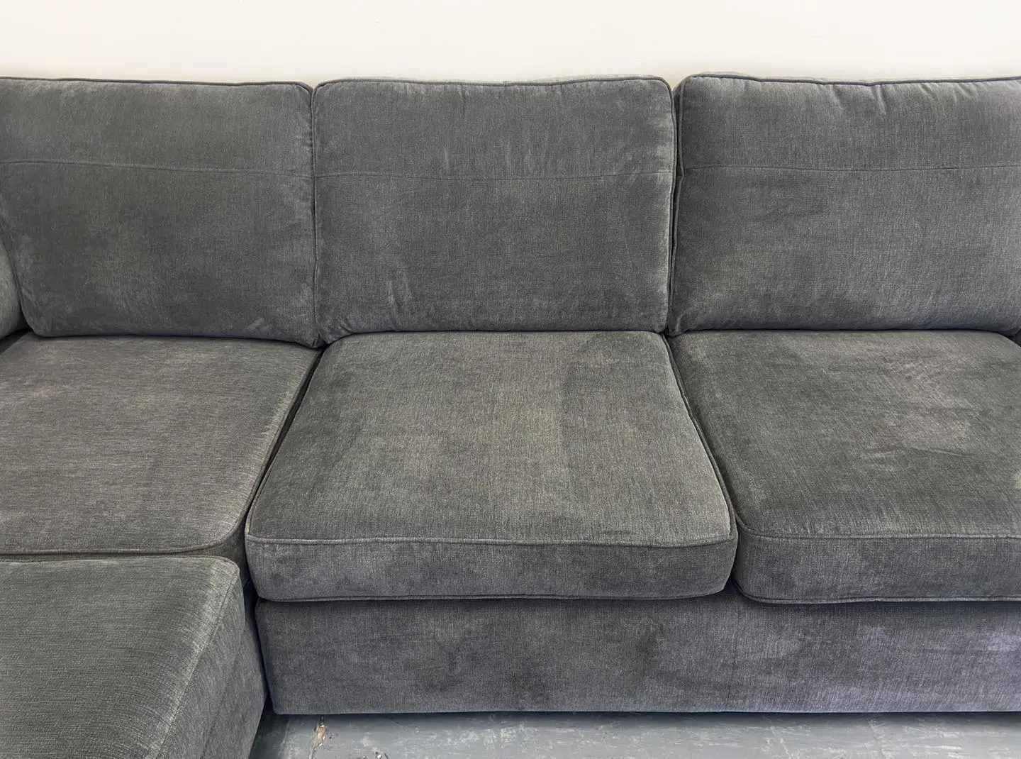 Next Grey L Shape Corner Sofa For Sale - Left & Right Hand Orientation