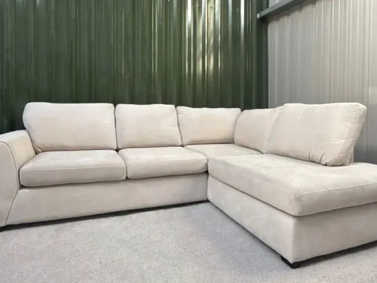 Next Beige L Shape Corner Sofa For Sale