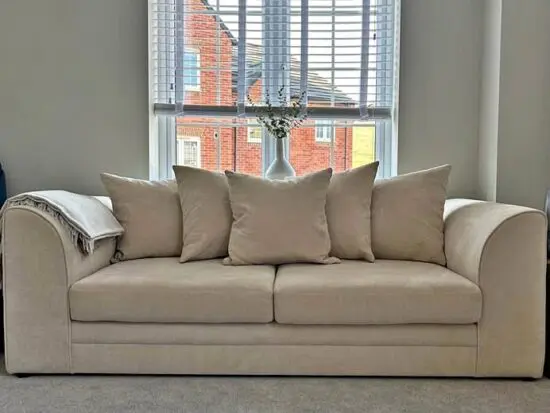 Beige 3x Seater Sofa and 2x Seater Sofa Set For Sale Delivery Available