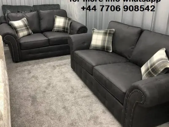 DFS OAKLAND LEATHER 3x Seater & 2x Seater Sofa set