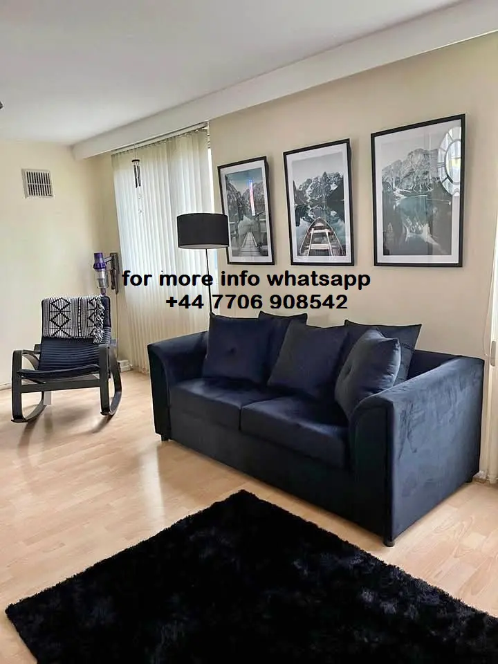 DFS 3x Seater & 2x Seater Sofa Black Colour