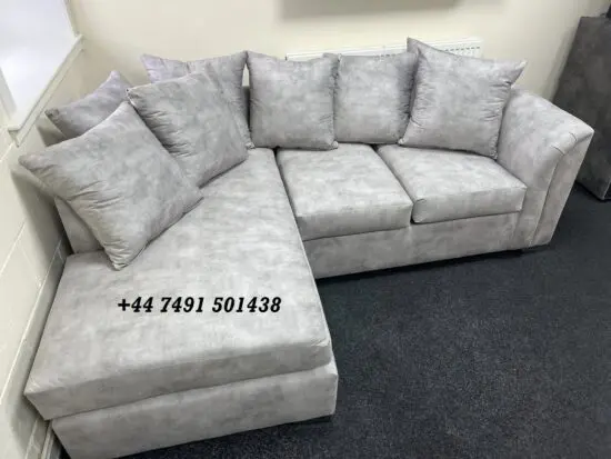 Brand New Grey Corner Sofa
