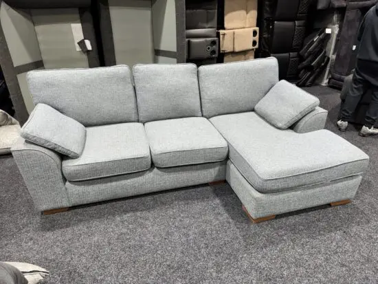Next Beige L Shaped Corner Sofa For Sale
