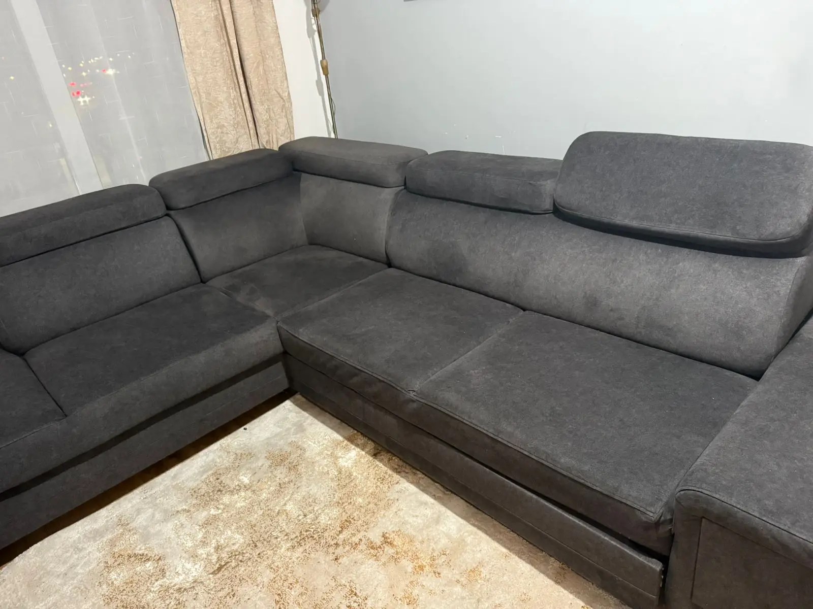 Large Corner Sofa Bed – Excellent Condition (Purchased May 2025)