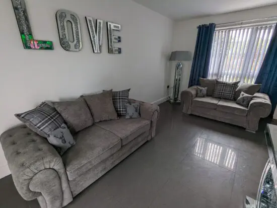 2+3 seater French Velvet Verona Sofa set in Grey!!!