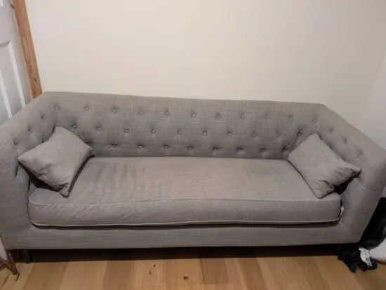 Grey Made Chesterfield Sofa
