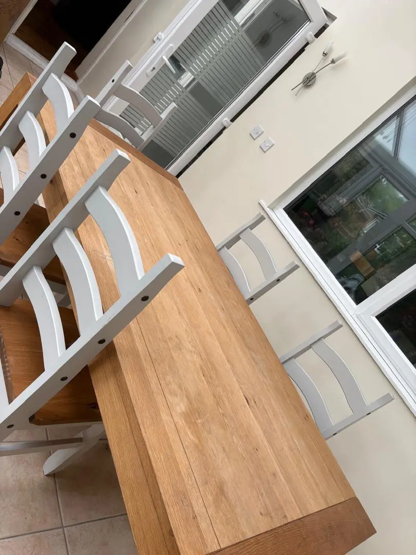 Dining table with chairs