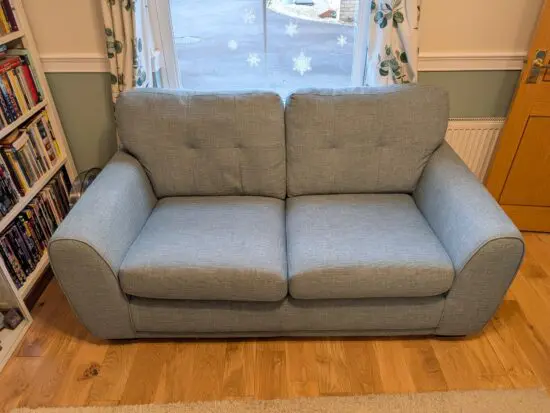 DFS Kian 2.5 seater sofa teal