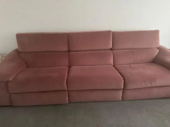 Natuzzi Giovanni in Pink Velvet