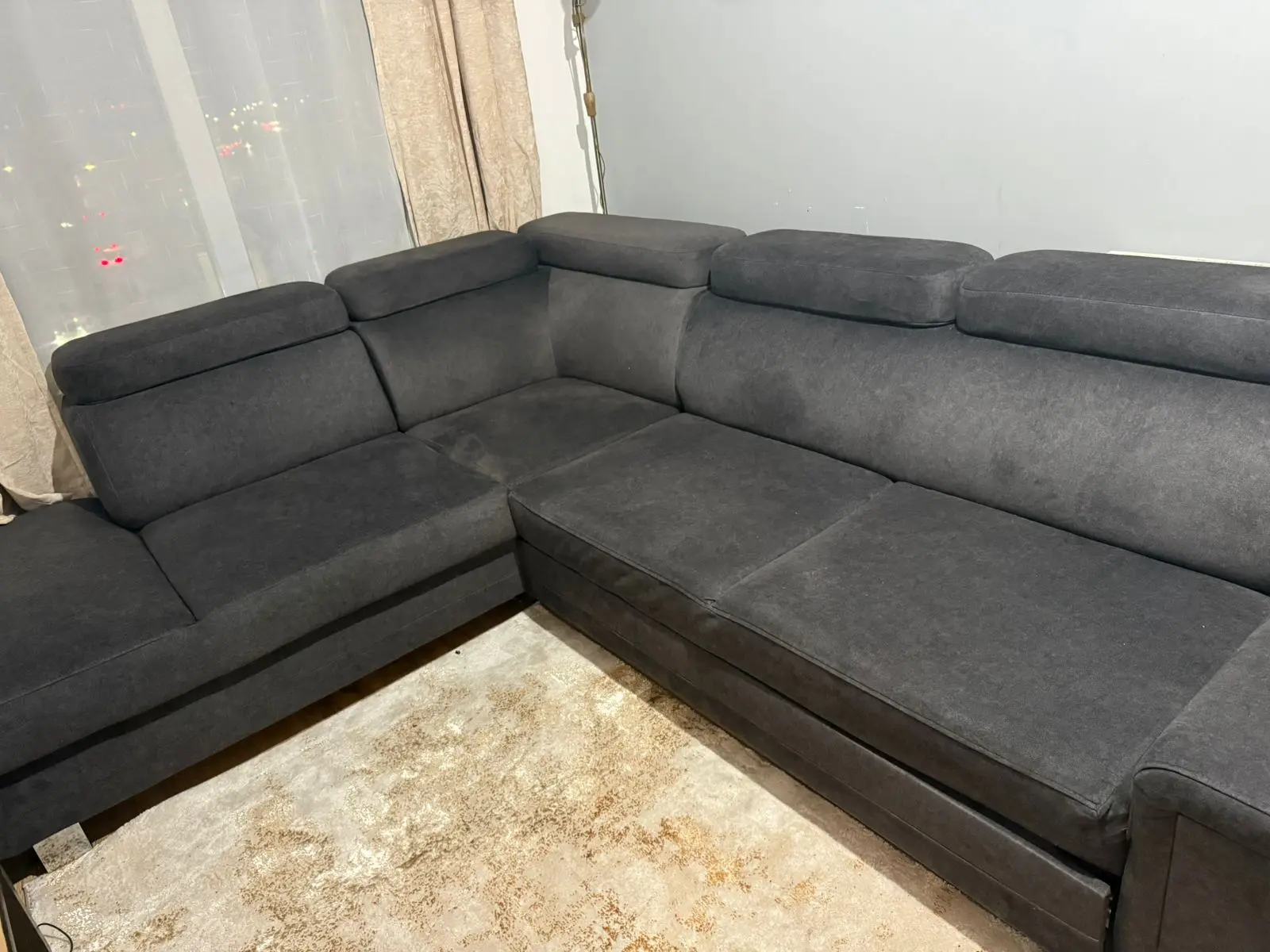 Large Corner Sofa Bed – Excellent Condition (Purchased May 2025)