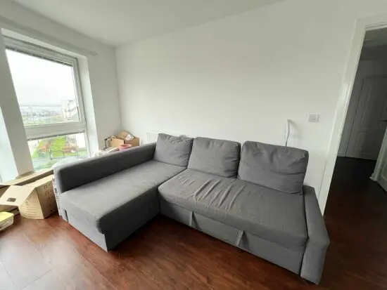 FRIHETEN Corner sofa-bed with storage