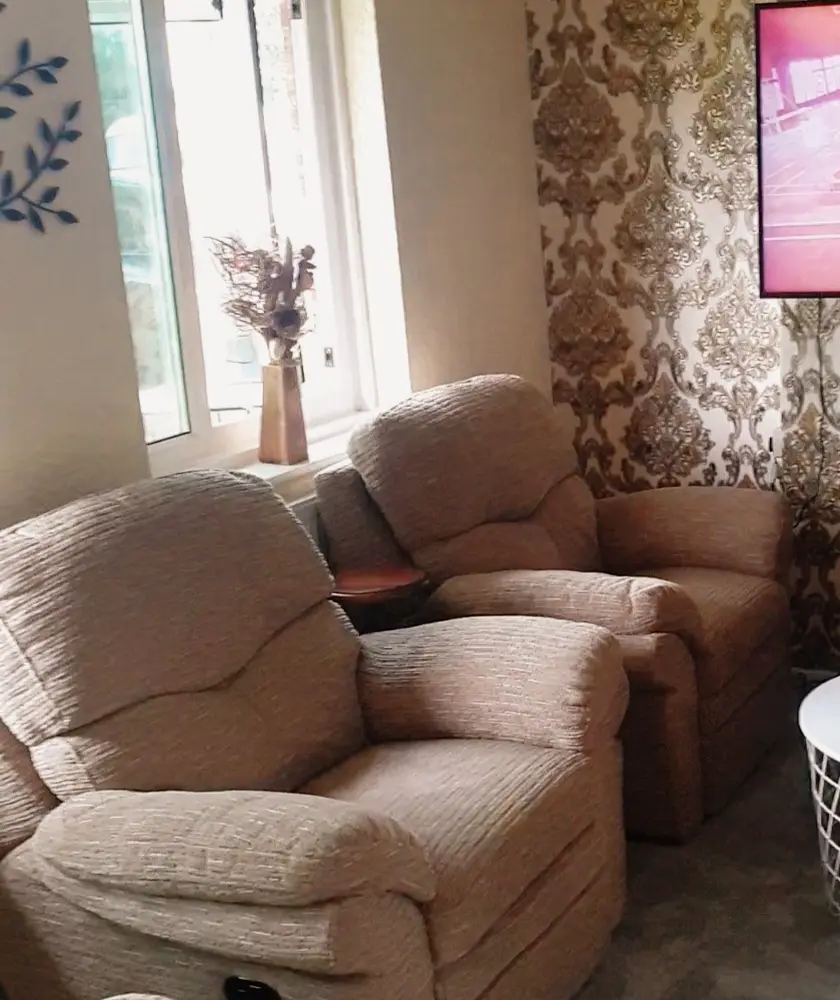 Fabric Recliner Sofa