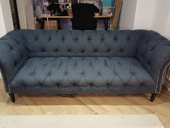 230cm W x 90cm D x 75cm H