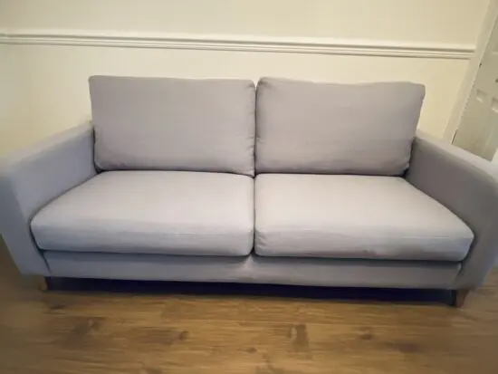 M&S grey 3 seater sofa