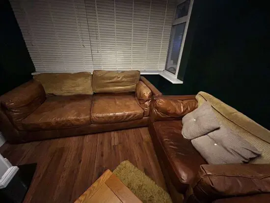 Furniture Village Shalimar Tobacco/Camel Sofa Set