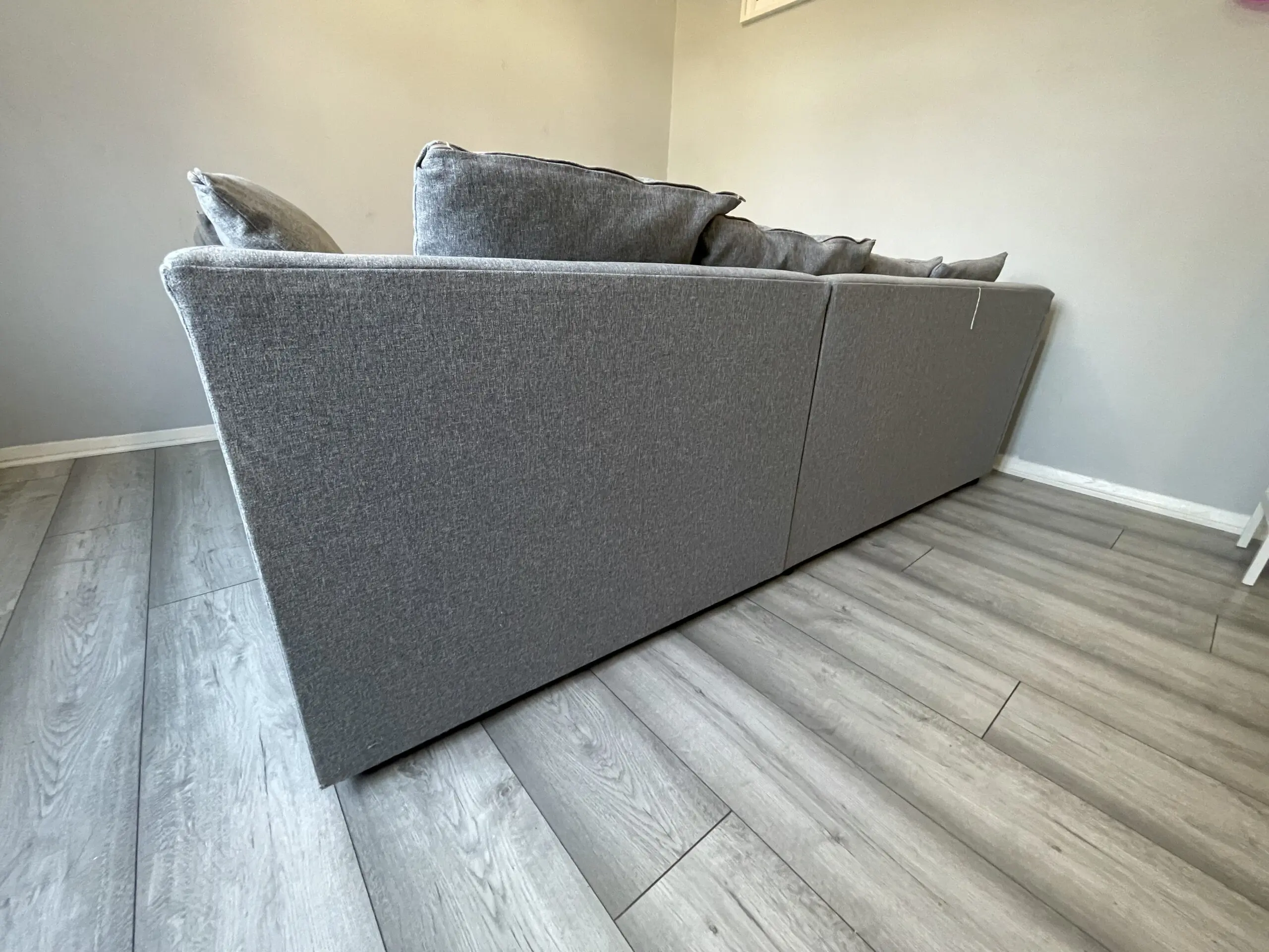 Blake Soft Texture Fabric Corner Sofa