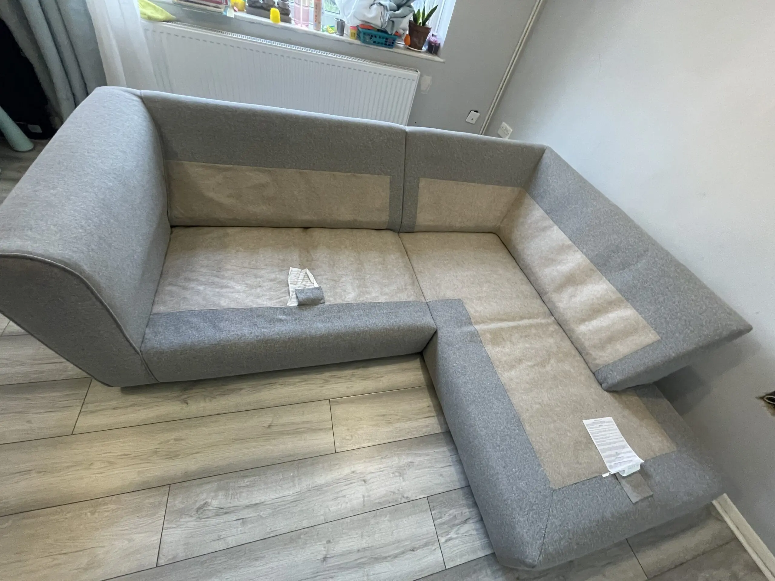 Blake Soft Texture Fabric Corner Sofa