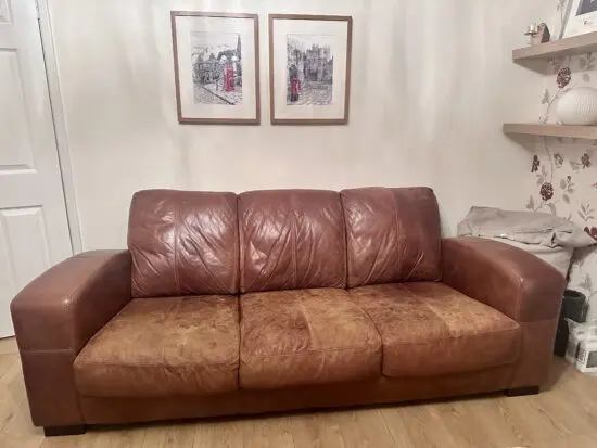 Leather sofas