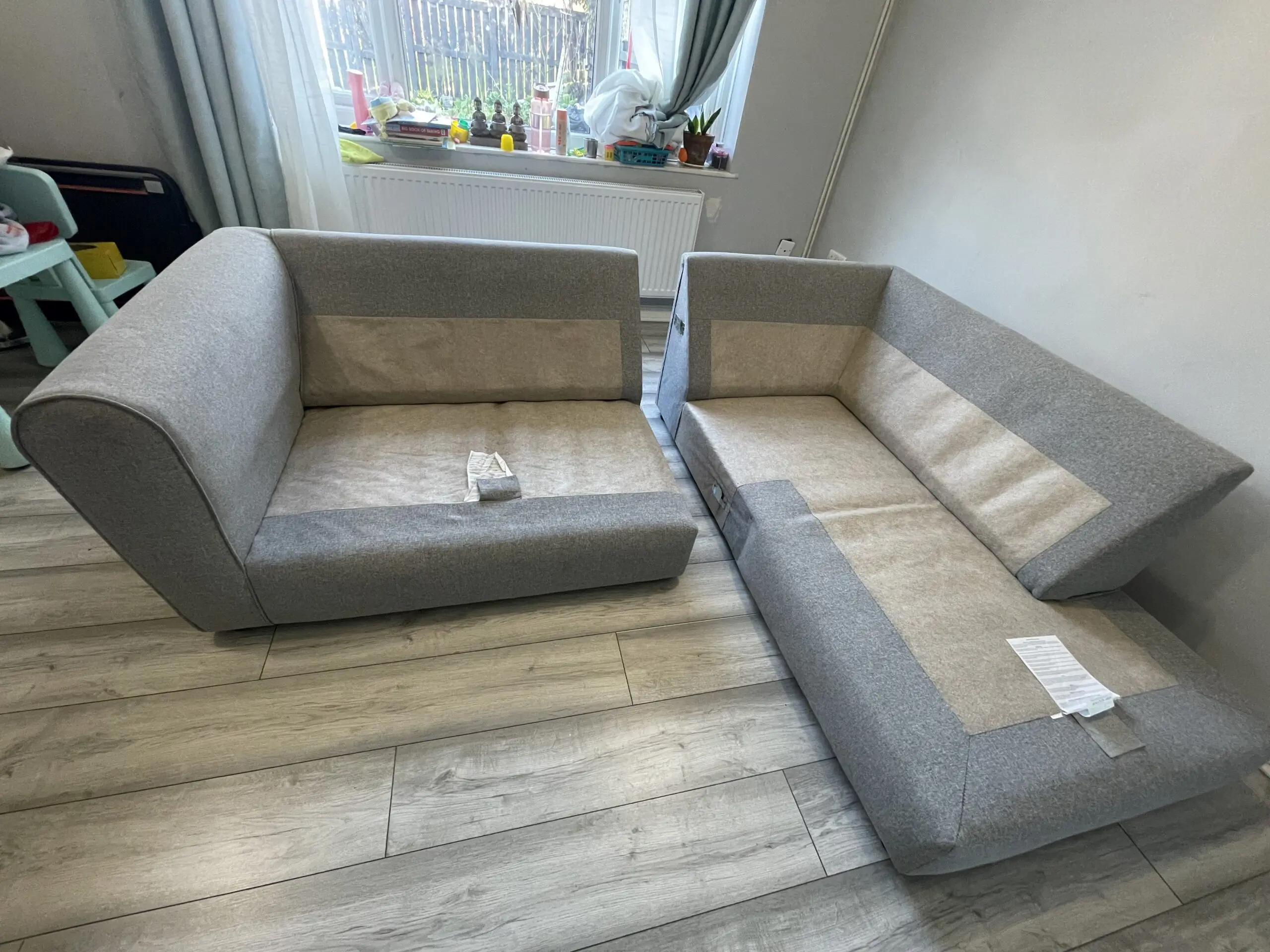 Blake Soft Texture Fabric Corner Sofa