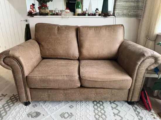 United carpets , brown sofa set
