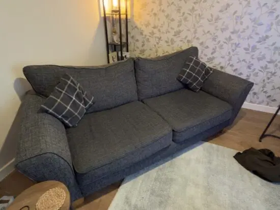 SCS 3 seater sofa - charcoal