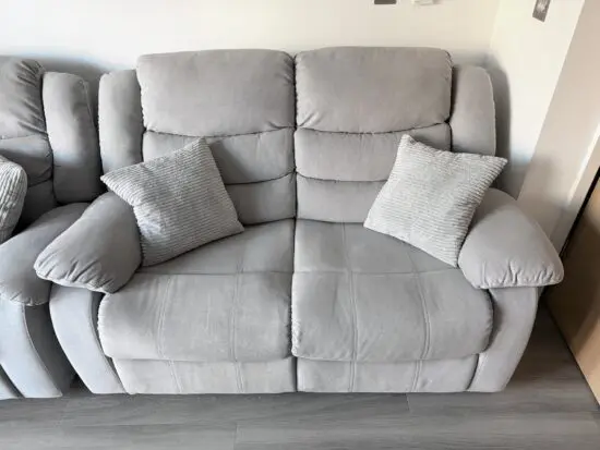2 x 2 Seater Manual Recliner Sofa/Loveseat