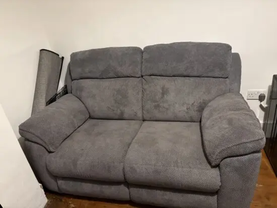 Grey 2 seater sofa