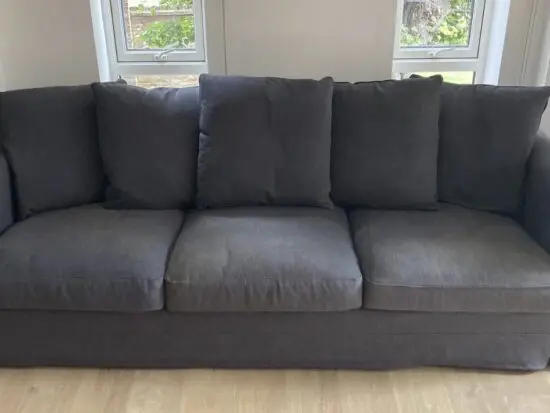 Grey 3 Seater Sofa IKEA Grönlid