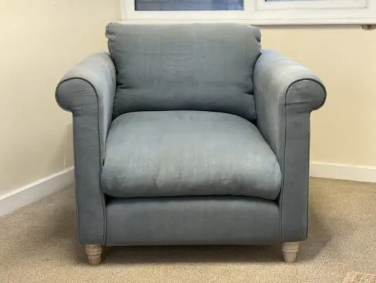 Loaf Blue-Grey Weekender Armchair