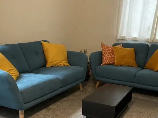 John Lewis Teal Arlo sofas