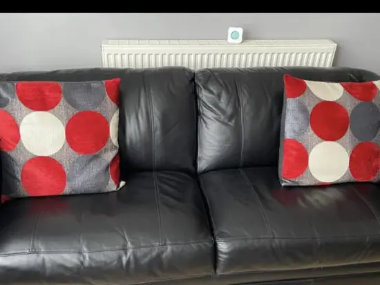 Dfs x3 black sofa set