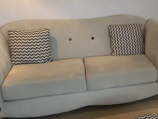 DFS Silver Two-Seater Sofas – Pair – Excellent Condition