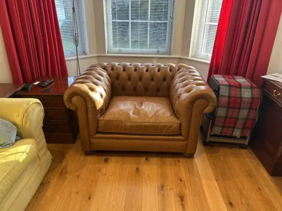 Old Boot Alfie Chesterfield Armchair