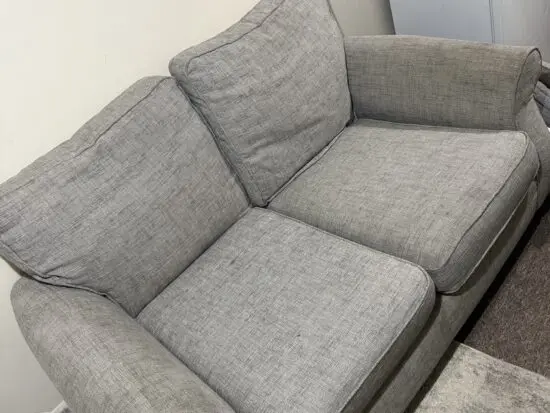 2x Grey 2 seat sofa (NEXT)