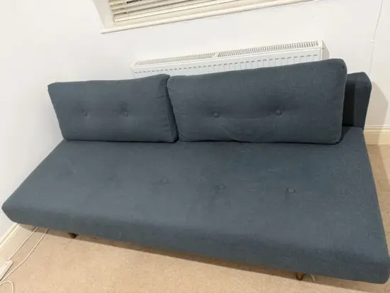 ✨ Innovation Living Recast Sofa Bed – Dark Blue – Excellent Condition – £650
