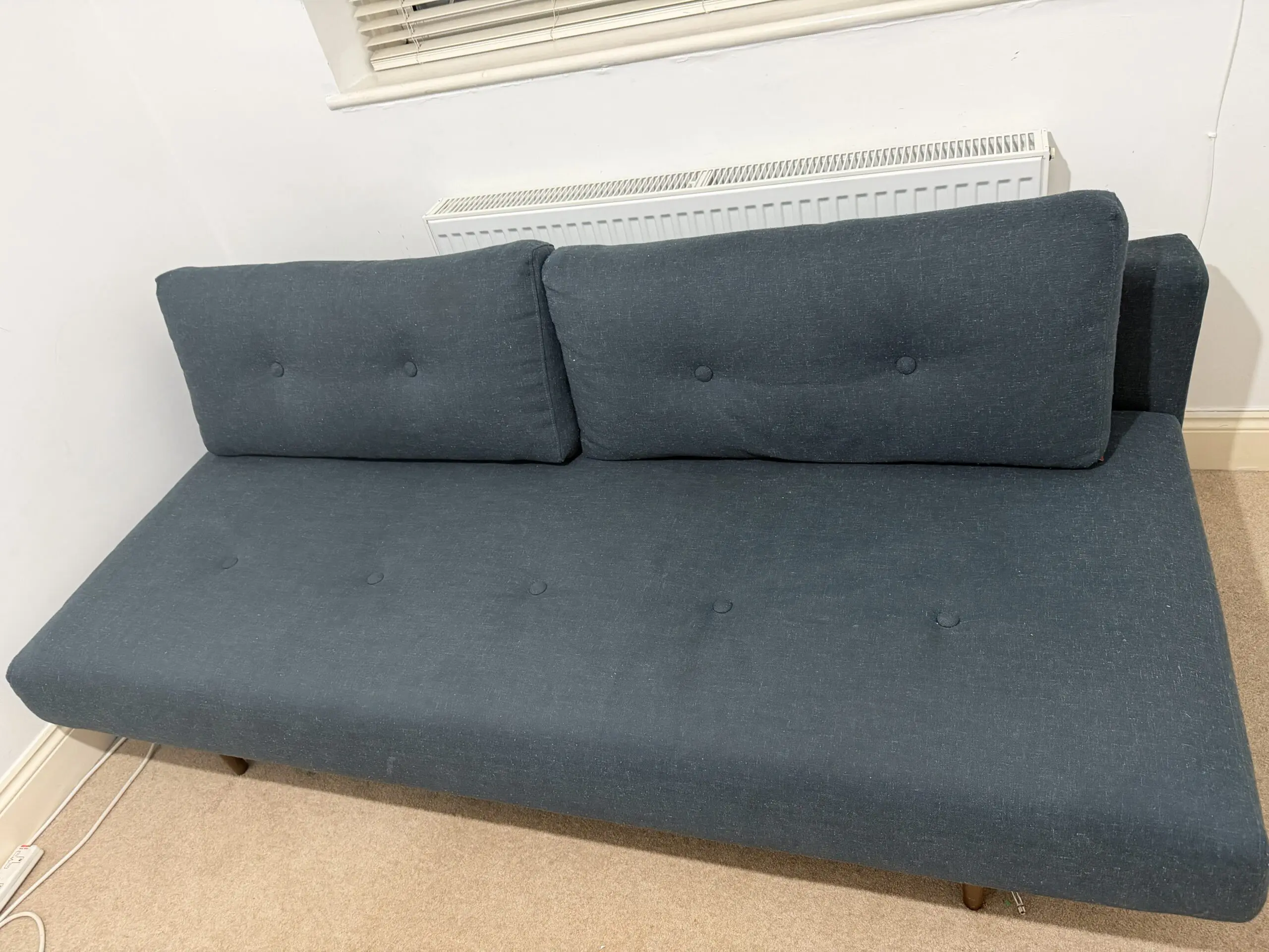 ✨ Innovation Living Recast Sofa Bed – Dark Blue – Excellent Condition – £650