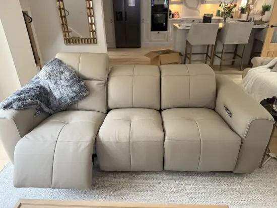 Brand new 3 seater sofa - electric recline / heated