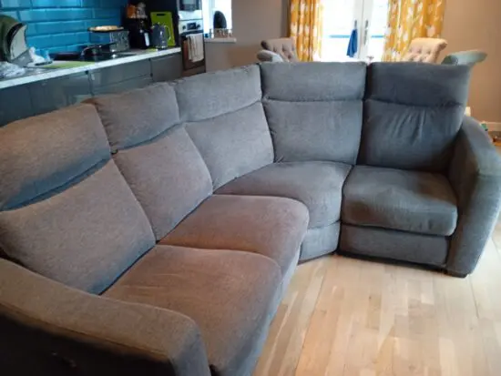 Recliner corner sofa
