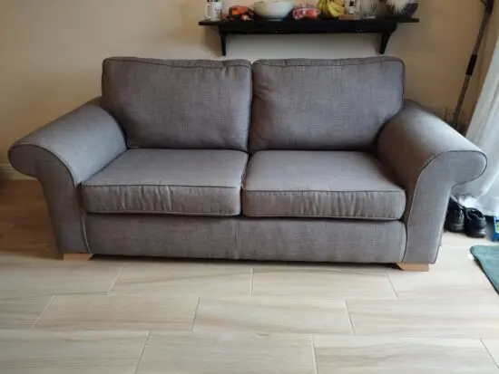 Sofology grey nearly new 3 seater sofa