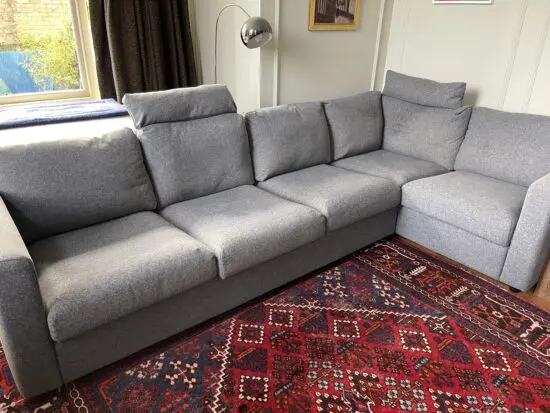 IKEA VIMLE gunnared medium grey modular corner sofa
