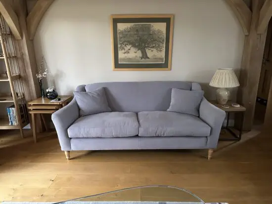 John Lewis Refine Large Sofa in Mystic Smoke with Light Legs sourced from Parker Knoll