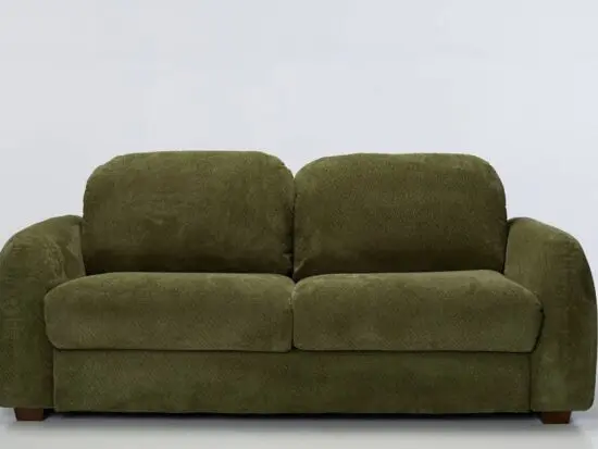 Sofa Bed 2.5 Seater Olive Green