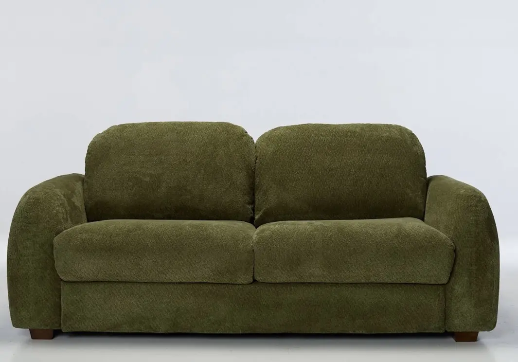 Sofa Bed 2.5 Seater Olive Green