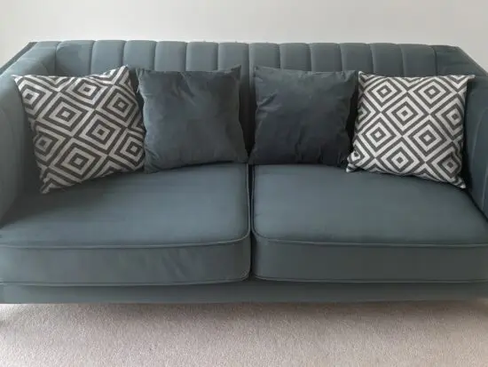 Sofology Fluted Ivy Fabric 2 Seater