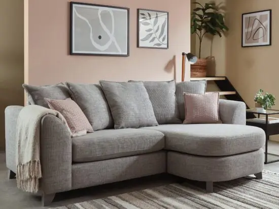 DFS ADDILYN 4 SEATER LOUNGER WITH FOOT STOOL RRP £1,986.00 - 3 YEAR CARE PLAN INCLUDED