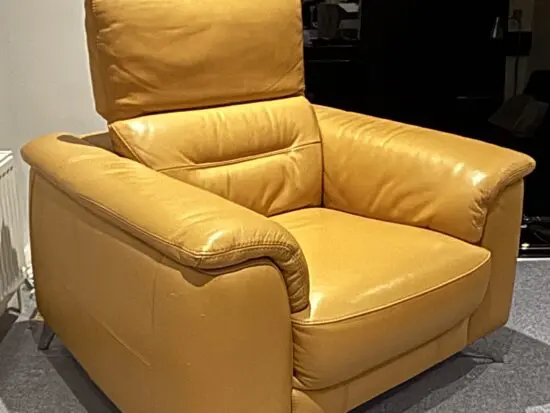 Single seat chair - Mustard yellow
