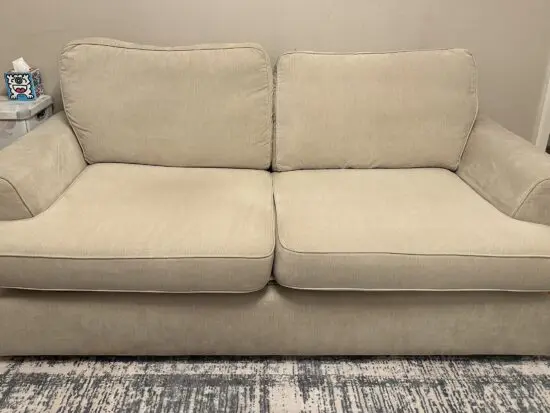 DFS CREAM 3 seater sofa