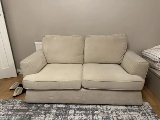 DFS CREAM 2 seater sofa
