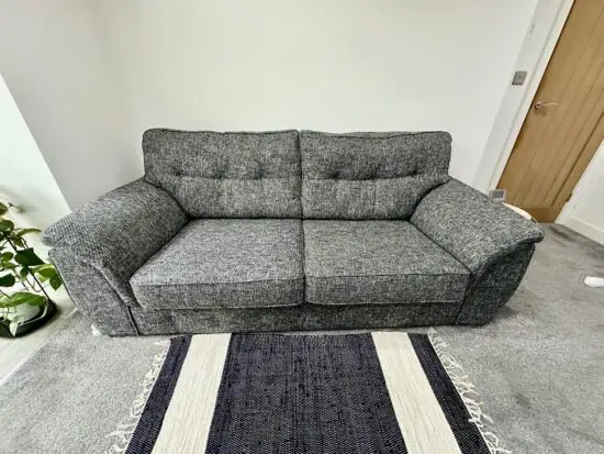 grey 3 piece set - hardily used / great condition / very clean house